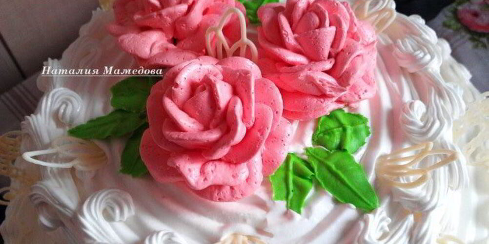 Рецепт масляно-белковый крем для оформления