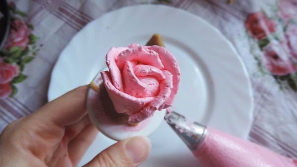 масляно-белковый крем для оформления