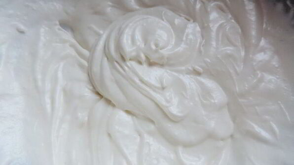 масляно-белковый крем для оформления