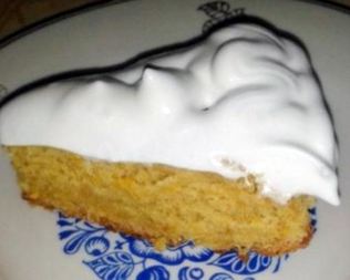 Морковник с белковым кремом