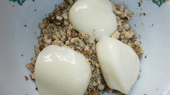 шоколадно-кофейные корзинки с кремом