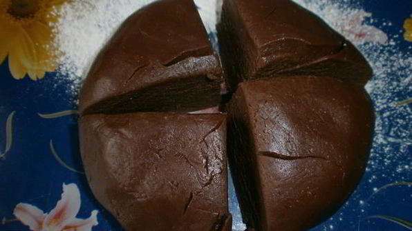 шоколадно-кофейные корзинки с кремом