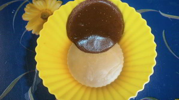 шоколадно-кофейные корзинки с кремом