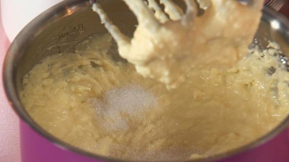 шоколадные чашечки с кремом