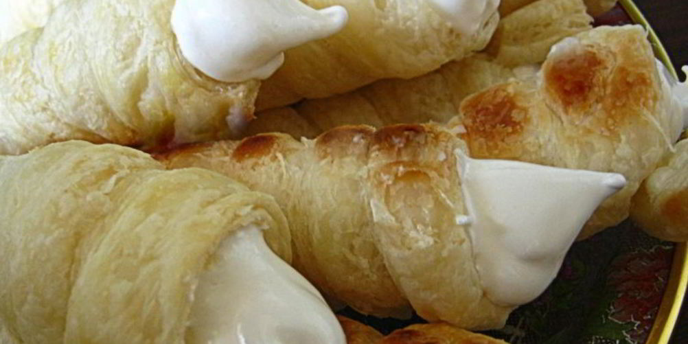 Рецепт слоеные трубочки с белковым кремом