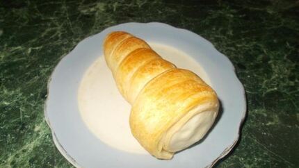 Слоеные трубочки с заварным кремом