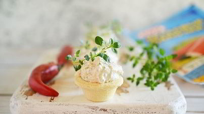 Творожно-крабовый крем