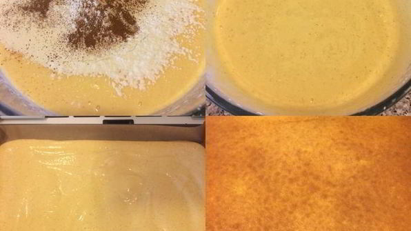 тыквенный рулет с кремом