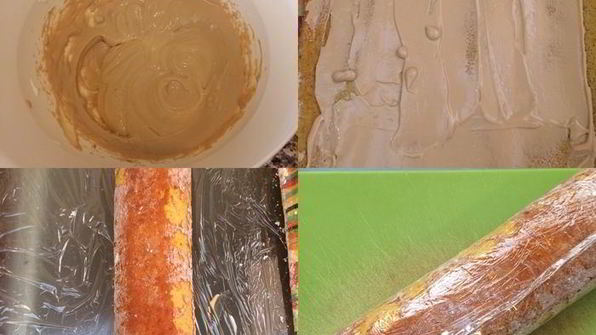 тыквенный рулет с кремом