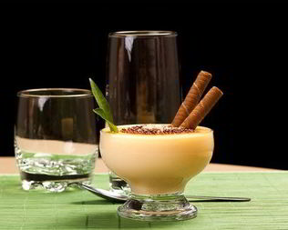 Винный крем с мятой