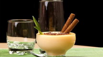 Винный крем с мятой