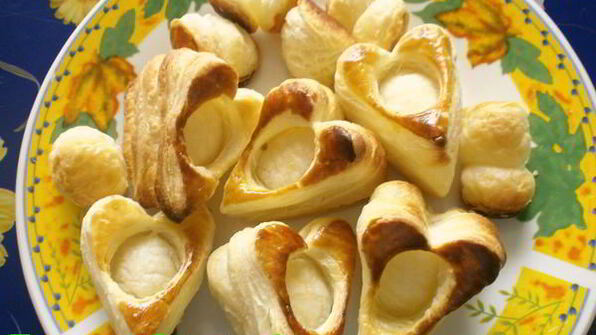 волованы с шоколадным кремом