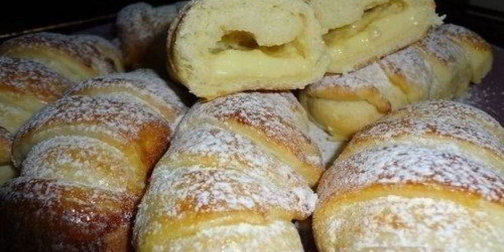 Рецепт воздушные булочки с молочным кремом