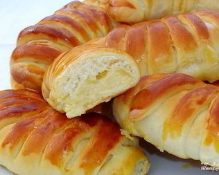 Воздушные булочки с заварным кремом