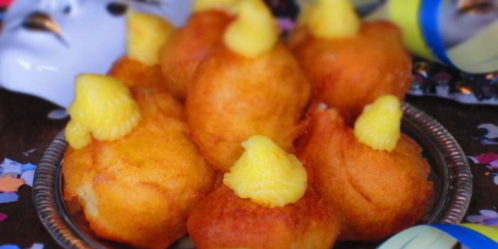 Рецепт заварные пончики с апельсиновым кремом