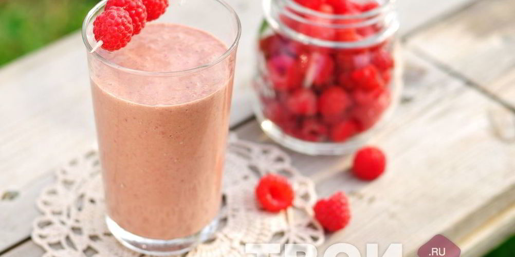 Рецепт малиново-шоколадный шейк