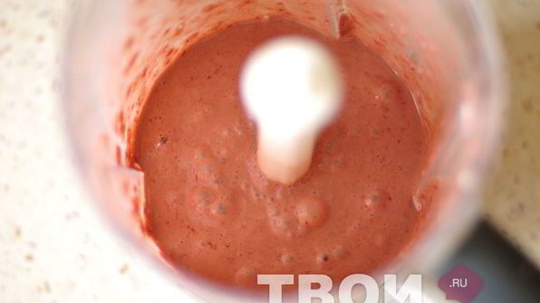 малиново-шоколадный шейк