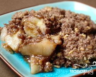 Мангово-банановый крамбль