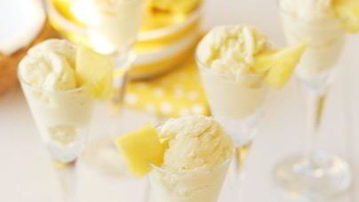 Ананасовое мороженое