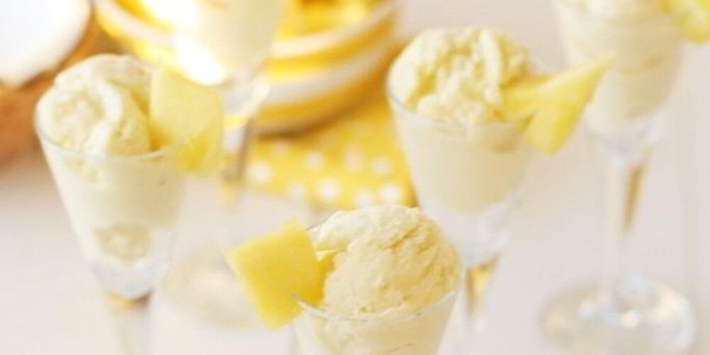 Рецепт ананасовое мороженое