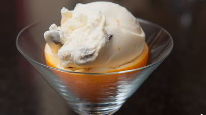 Апельсиновое мороженое