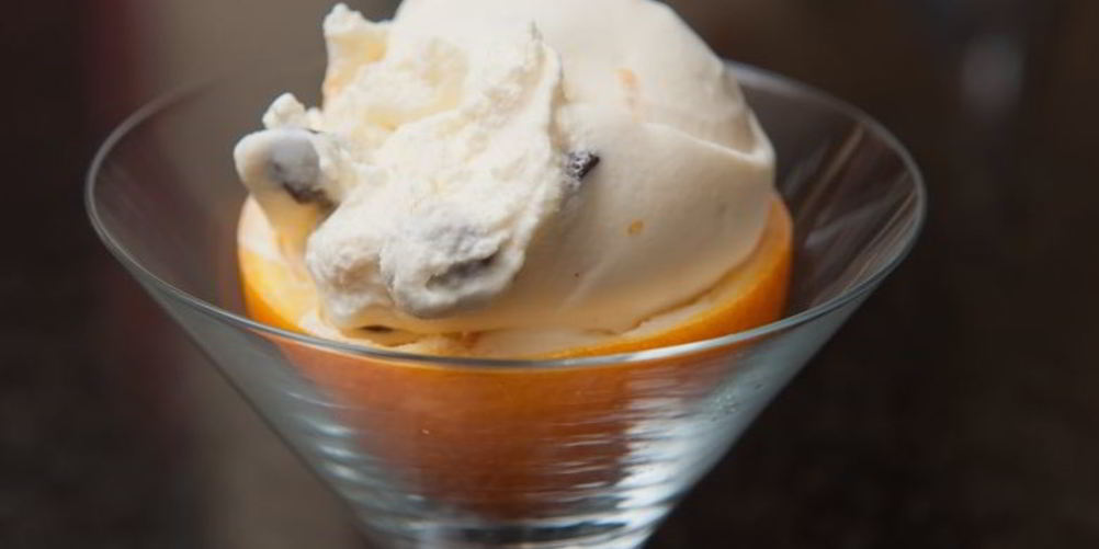 Рецепт апельсиновое мороженое