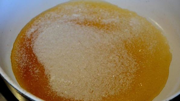 банановое мороженое с овсяным грильяжем