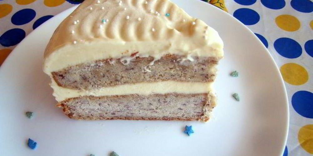 Рецепт банановый торт-мороженое