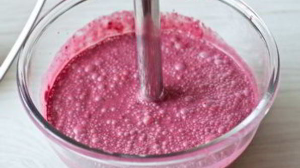 черничное мороженое на сметане