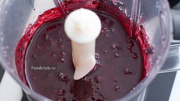 черничное мороженое