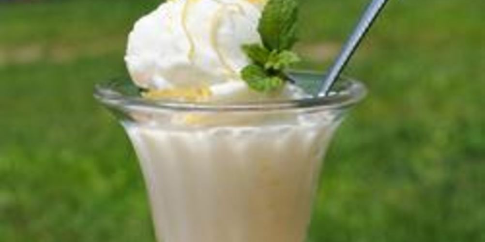 Рецепт домашнее лимонное мороженое