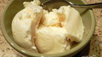 Домашнее мороженое со сгущенкой