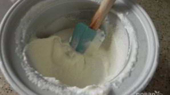 домашнее мороженое со сгущенкой