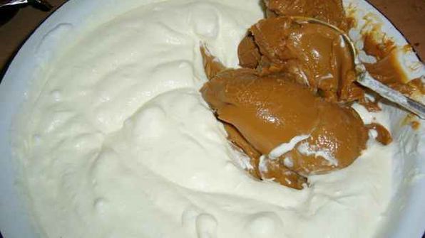 домашнее сливочное мороженое