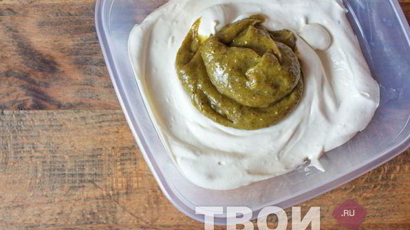 фисташковое мороженое