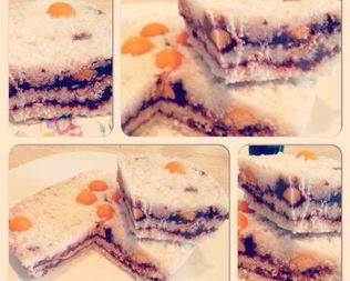 Кокосовый торт-мороженое