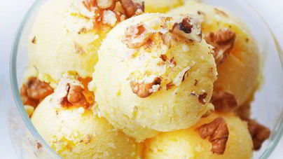 Кремовое мороженое