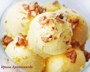 Кремовое мороженое