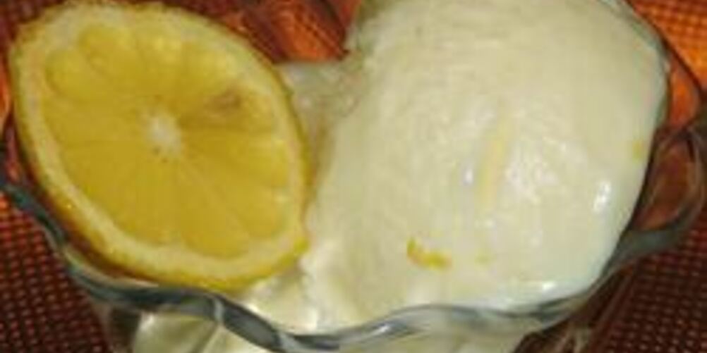Рецепт лимонное мороженое