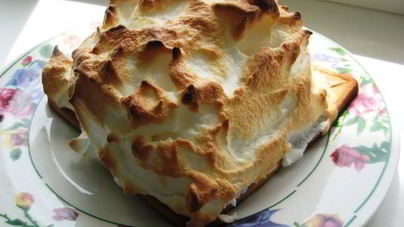 Мороженое Аляска запеченное в духовке