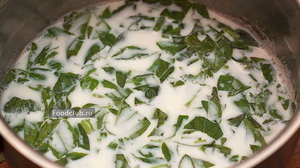 мороженое из базилика