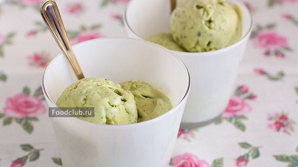 мороженое из базилика