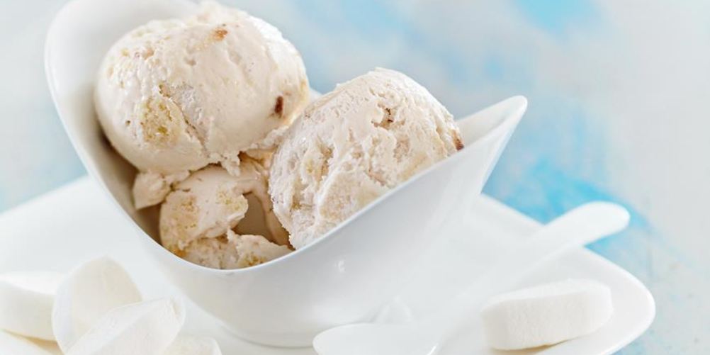 Рецепт мороженое на сгущенном молоке с маршмеллоу