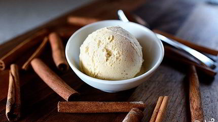 Мороженое с корицей
