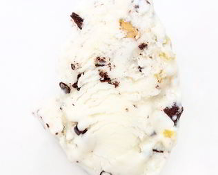 Мороженое с рикоттой, фисташками, шоколадом и засахаренной цедрой