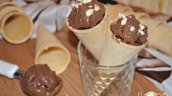 мороженое шоколадно-кофейное