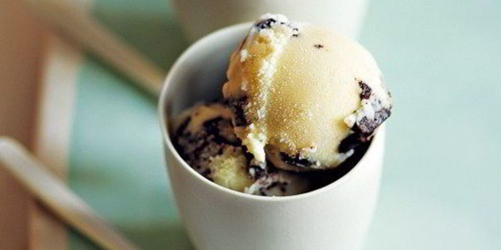 Рецепт мятное мороженое с кусочками шоколада