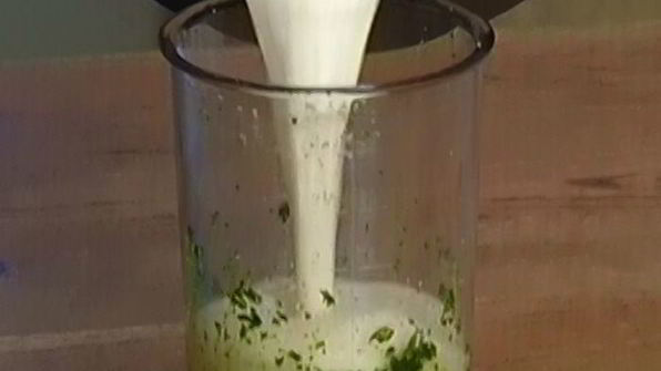 мятное мороженое