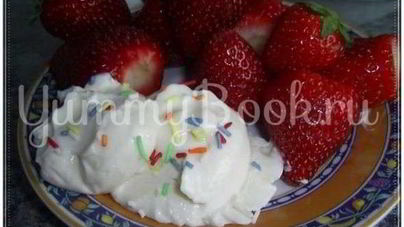 Нежное мороженое из творога