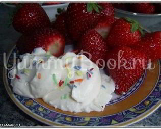 Нежное мороженое из творога